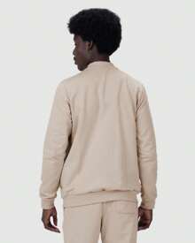 Men's Jacket Made Of Flannel Sweatshirt Fabric - MALWEE - Màu be - Xem 4