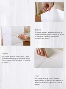 Cajas de almacenamiento de zapatos a prueba de polvo, caja apilable, organizador de zapatos 6pz - Multicolor - Ver 5