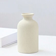 1 件简约陶瓷花瓶 - 非常适合农舍装饰、客厅、架子、桌子、书架、壁炉架和入口 - 彩色 - 查看 12