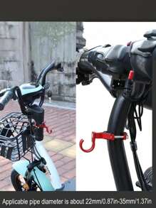 1pc Universal Multi-Function Storage Hook For Electric Bicycle/Bike Front Mount