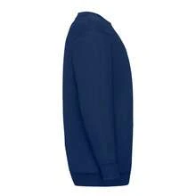 Fruit of the Loom Childrens Unisex Set In Sleeve Sweatshirt (Navy) - Blue - View 2