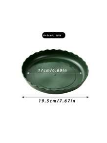 2pcs/5pcs Thick Plastic Plant Pot Trays, Round Saucer Holders For Succulents, Flower Pot Bottom Plate