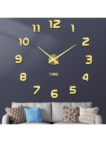 Moderne 16 35.4 51.18 Inch DIY Acrylic Wand Klok Large Silent Non Ticking Living Room, Bedroom, Kitchen Customizable Zwart Numeral ative Minimalist Easy Installation, Perfect Home Office Contemporary Sc inavian Art Timepiece Lightweight, High Quality Material Room