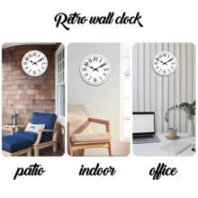 1pc Modern Minimalist Wooden Wall Clock, Silent Non-Ticking Clock Suitable For Living Room, Bedroom, Kitchen, Office, Home Decor, Birthday Gift - 10 Inch, 12 Inch, 14 Inch, 16 Inch (No Battery Included),Home Decor ,Room Decor Gifts Graduation