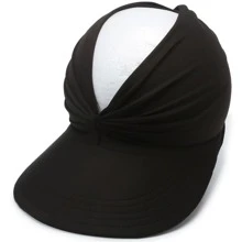 Bộ 4 mũ chống nắng bằng polyester màu trơn, thời trang, đa năng, thanh lịch, phong cách thường ngày, chống gió, chống tia UV, mũ thể thao ngoài trời dành cho nữ - Nhiều màu - Xem 16