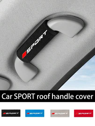 2 piezas Protector de manija de puerta de carro de peluche, funda universal para reposabrazos de carro