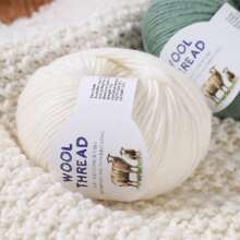 6 Skeins 300g (50g*6) Australian Merino Knitted Yarn, Soft & Comfortable, Breathable, 70% Merino Knitted & 30% Anti-Pilling Fiber, Vivid Colors, Suitable For Knitting Sweaters, Vests, Handicrafts - 6-ball Pack - View 7