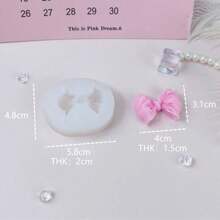 1/2 pièces Moule en silicone en forme de nœud papillon, parfait pour des projets de décoration créative, idéal pour la résine et l'argile polymère, savon, bougies parfumées, gypse, bijoux DIY, décorations, outils d'artisanat fait main, ajoute de l'élégance à la décoration de la maison, flexible et facile à utiliser, fournitures pour la fabrication de cadeaux pour mariage, remise de diplôme, anniversaire, fête, décoration