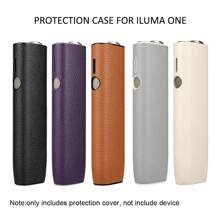 New Litchee Black Color Design Cover For IQOS ILUMA One Proteciton Case Decoration Accessories - Type B - View 12