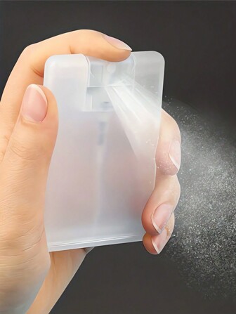 可再填充香水喷雾瓶卡片式迷你喷雾瓶便携式小型保湿喷雾器香水容器手喷液体化妆品男女朋友香水旅行必备配件户外办公室返校旅行必需品旅行配件度假夏季假期