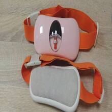 电加热腰带，数字显示，4 种可调节温度设置，振动和加热功能，温暖子宫并缓解疼痛 - 淺粉色 - 查看 6