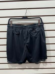 Sun CAI Two-Layer Sports Shorts Breathable Summer Quick-Drying Outdoor Fitness Riot-Proof Running Training Three-Point Shorts - 灰色 - 查看 3