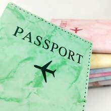 Customized Name PU Passport Holder, Slim & Portable Passport Cover, Ticket Holder, Card Holder, All-In-One Personalized Travel Accessories