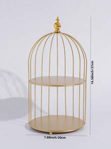 Multi-Layer Gold Tabletop Storage Rack For Collectibles, Cosmetics, Jewelry, Perfume