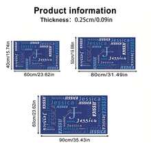 1pc Silica Gel Non-Slip Bath Mat, Super Absorbent Quick Dry Soft Shower Mat, Washable, Suitable For Bathroom & Bedroom, Home Bath Carpet, Kitchen & Laundry Carpet, Bathroom Quick Dry Foot Mat, Shower Tub Outdoor Doormat, Vanity Mat, Entry Mat, Bathtub Mat, Anti-Slip & Durable, Shower Room Accessory, Toilet Mat, Home Carpet, Bathroom Decor - Style B - View 5