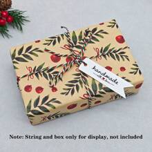 100 sztuk ręcznie robionych zawieszek, białe zawieszki na prezent z motywem jaskółczego ogona z literą "Handmade With Love" na przyjęcie urodzinowe, projekt DIY na Walentynki