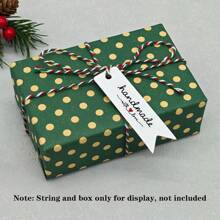 100 sztuk ręcznie robionych zawieszek, białe zawieszki na prezent z motywem jaskółczego ogona z literą "Handmade With Love" na przyjęcie urodzinowe, projekt DIY na Walentynki