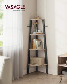 VASAGLE Corner Shelves - 灰色 - 查看 2
