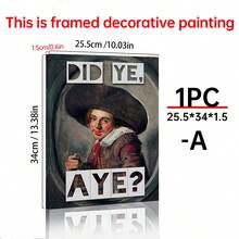 1/3件套“Did Ye Aye”趣味苏格兰/爱尔兰俚语讽刺粗俗艺术印刷品礼品，复古墙饰，家居装饰，帆布墙贴，卧室客厅走廊装饰，墙面艺术画，家居装饰，海报艺术 - 彩色 - 查看 21