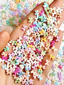50 chiếc nơ mini nhiều màu sắc dễ thương dùng để trang trí móng tay DIY - Nhiều màu - Xem 2