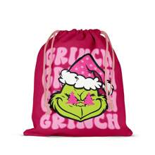 GRINCH 1 buc. Flori imprimate pe două fețe de Crăciun Pachet de pungi cadou de Anul Nou Buzunar Cadou de lenjerie; Cadou de aniversare, Pungi de hârtie kraft, Prima zi de naștere, Crăciun, Cadouri de Crăciun, Pungi pentru cadouri de Crăciun, Cutie de Crăciun mare, Hârtie de împachetat roz de Crăciun, Cutie cadou mică