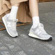 New Balance Men'S And Women'S Shoes 2024 New 574 Series Retro Running Shoes Sports Casual Shoes U574Rbl