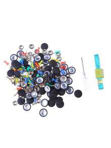 60 Pcs Auto Roof Headliner Repair Button Clips With Screws, Durable ABS Snap Rivets Retainer Design For Car Interior Ceiling Fixing - Multicolor - View 14