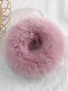 10/20 件儿童彩色简约毛绒发圈、发带、发饰、颜色随机、理想礼物