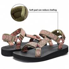 Women's Original Sports Fashion Sandals Hiking Sandals With Arch Support Yoga Mat Insole Outdoor Beach River Hiking Sandals - 粉色 - 查看 2