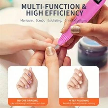 Elektrische Nagelfeile, professionelle Maniküre-Maschine, Nagelsand-Set, Nagelfeilen-Aufsätze, tragbares Nagelpolierer-Ausrüstung für den Nagelstudio-Einsatz