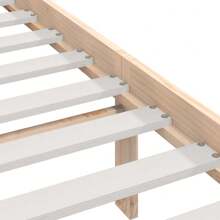 VidaXL Solid Pine Wood Bed 120x200 Cm