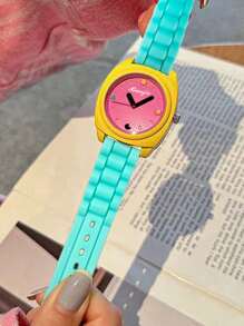 Elegant Women's Wrist Watch, Vintage And Refined. Square Quartz Watch, Simple And Fashionable Design. - Multicolor - View 5