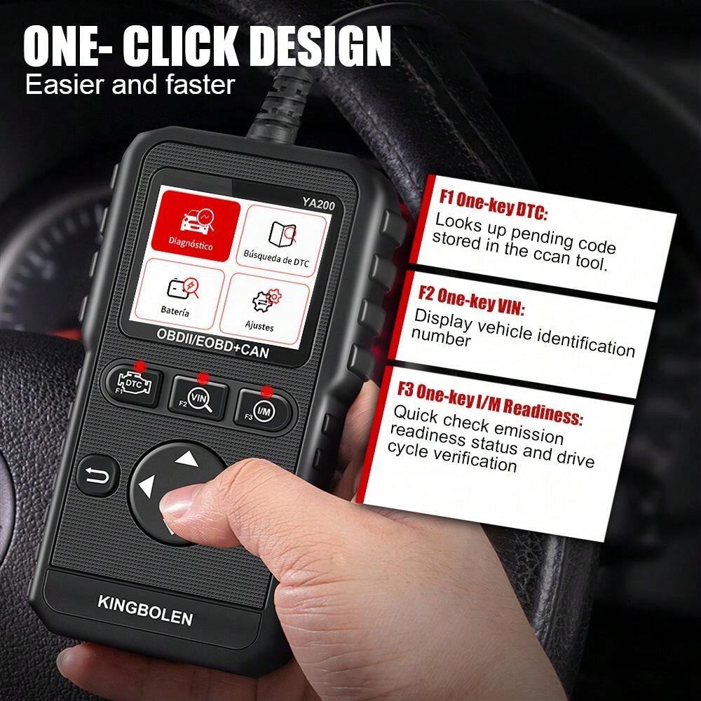 Code Reader Diagnostic Tool DTC Lookup Professional YA200 OBD2 Car
