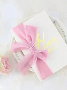 1pc Handmade Frayed Edging Velvet Suede Cloth Ribbon For Wedding Invitation Wrapping Bouquets Birthday Party Decorations Gifts Christmas & Thanksgiving Decorations, Gift Wrapping, Wedding Bouquets (Spool Not Included)