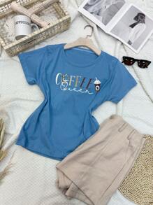 100% Cotton Women's Clothing - 綠色 - 查看 1