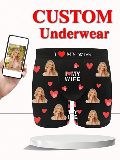 Custom Christmas Face Boxers For Men, Personalized Photo Underwear, Custom Face Boxer Briefs, Personalized Boxers For Husband, Custom Face Underwear, Custom Funny Faces Boxers Briefs, Christmas Gift, For Birthdays, Dawg, Colorful, Cute, Adorable, Contracted, Funny, Custom, Unique, Customized, Personalized, Ideal Gifts For Him, Ideal Gifts For Her, Boyfriend, Girlfriend, Family, Friends, Her,Easy Comfort