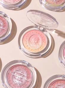 COLORROSE Gradient Blush, Flash Glow Cheeks Powder Blush, Highly Pigmented, Blendable,Bright Shimmer Face Blush, Light, Smooth, Highlighter And Eyeshadow All In One, Facial Beauty Cosmetic Makeup - 1071 Caramel - View 8