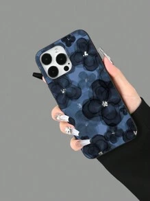 1pc Floral Pattern Phone Case, Compatible With All Apple IPhone Models, Best Gift For Friends, Family And Girlfriends - Multicolor - View 5