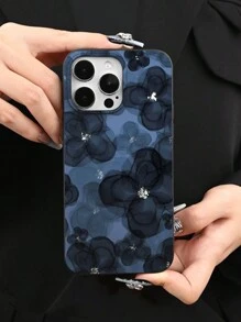 1pc Floral Pattern Phone Case, Compatible With All Apple IPhone Models, Best Gift For Friends, Family And Girlfriends - Multicolor - View 1
