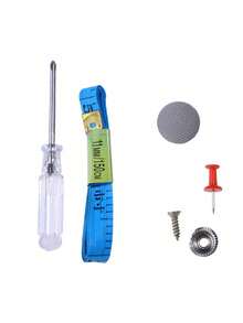 60 Pcs Auto Roof Headliner Repair Button Clips With Screws, Durable ABS Snap Rivets Retainer Design For Car Interior Ceiling Fixing - Multicolor - View 6