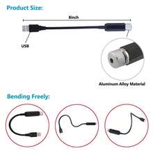 USB 星空投影仪小夜灯、车顶灯、便携式可调节浪漫车内灯、便携式 USB 小夜灯装饰，适用于汽车、天花板、卧室（紫蓝色） - 藍色 - 查看 4