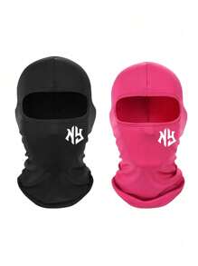1pc/2pcs Unisex Balaclava Ski Mask, Neck Warmer Hood Windproof Face Cover For Outdoor Activities - Multicolor - View 11