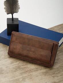 HOVI'S Túi xách tay cổ điển đơn giản dành cho doanh nhân, dung tích lớn, giải trí, đi làm, ví điện thoại di động, quà tặng Halloween, Giáng sinh cho nam, thu đông, du lịch, ngày lễ, thực tế, sinh viên, lễ tạ ơn, quà tặng cho nam, túi xách cho nam, túi xách cho nam, quà tặng vui nhộn, ví đựng tiền xu, kỳ nghỉ, đi bộ đường dài, máy tính xách tay, đa chức năng, dùng ngoài trời, di động, thời trang, thường ngày, quà tặng cho bố, quà tặng cho bạn trai, túi đeo ngực cho nam, túi đeo hông cho nam, túi đeo chéo, túi đeo vai, túi da, túi đeo hông, túi đeo hông - màu nâu - Xem 3