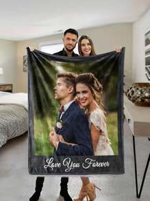 1 chiếc chăn phủ ảnh tùy chỉnh - Chăn nỉ in hình ảnh cá nhân cho gia đình, bạn bè, sinh nhật, Halloween, Giáng sinh, quà tặng tưởng niệm, thoải mái cho mọi mùa, vải mềm thân thiện với da, in kỹ thuật số, có nhiều kích cỡ khác nhau - dễ chăm sóc, hoàn hảo cho giấc ngủ trưa, cắm trại và du lịch, thích hợp làm quà tặng Ngày của Mẹ - nhiều màu - Xem 15