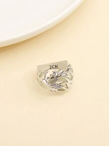 1入流行夜光龍形可調戒指,男女適用於日常佩戴 - 彩色 - 查看 4