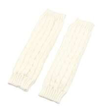 1pc Japanese Fleece Extra Thick Warm Woolen Socks Warm Pile Socks Women's Leg Warmers Foot Warmers Cross Border Knitted Twist Leg Warmers - Multicolor - View 17