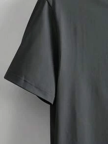 Men's CHICAGO Streetwear T-Shirt 100% Cotton Skate Street Style In Premium Mesh - 深灰色 - 查看 5