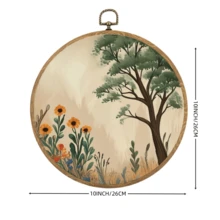 Blumen-Wandkunst Dekoration - Moderne textile Wandkunst Leinwand Rahmen Hängedruck, interessante Wandkunst, geeignet für Innenraum Heimdekoration, ohne Strombedarf, anwendbar für Café, Garten, Hof, Farm, Bar, Raumdekoration - ideales Geschenk