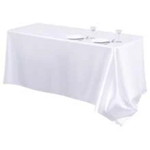 Khăn trải bàn bằng vải satin, khăn trải bàn hình chữ nhật trơn màu, phong cách hiện đại cho tiệc, khách sạn, trang trí tiệc cưới. Được làm bằng chất liệu vải satin cao cấp, khăn trải bàn có cảm giác thoải mái, kết cấu mềm mại, vải mịn và mượt, có độ sáng và độ rủ tốt, bóng và mềm mại, mang đến bầu không khí thanh lịch cho bữa tiệc của bạn. - Nhiều màu - Xem 17