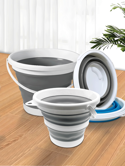 1 peça Balde Dobrável Portátil Multiuso Resistente para Transporte de Água ao Ar Livre